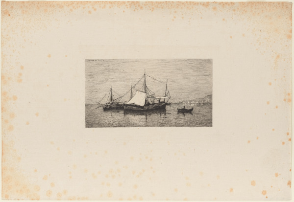 "Barques de Cabotage (Cotes D'Italie)"