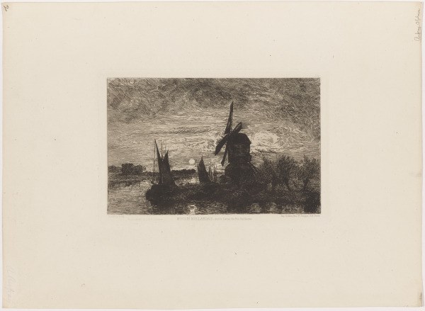 Moulin Hollandais, sur le Canal du Roi Guillaume