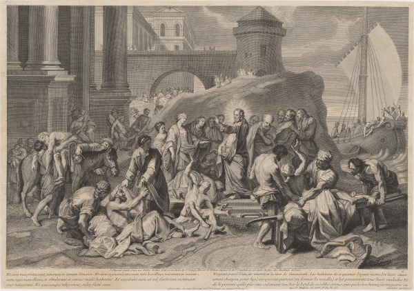 JÉSUS GUÉRISSANT LES MALADES À GÉNÉZARETH