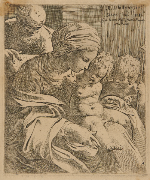 THE HOLY FAMILY, WITH ST. JOHN