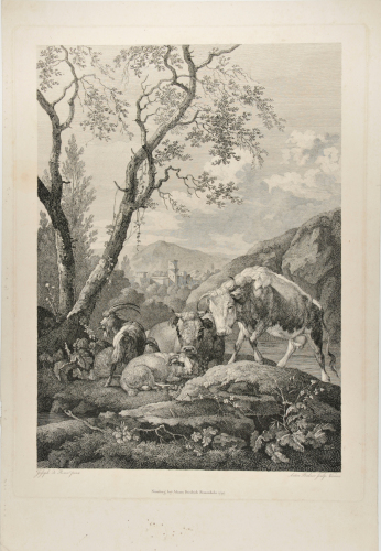 Landscape with Cattle Resting