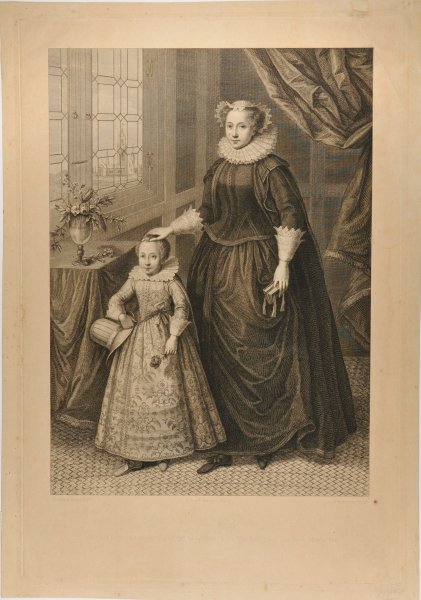 Mary, Queen of Scots, with Her Son, James I of England