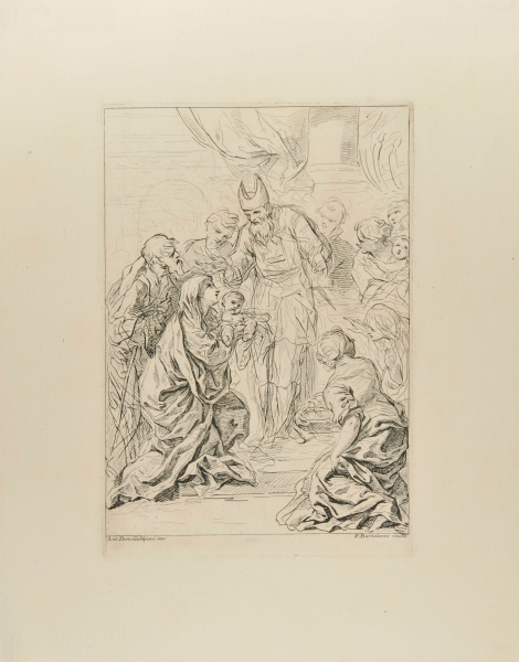 PREFENTAZIONE AL TEMPRIO DEL BAMBINO GESÙ , NELLA CHIESAA DELLE MONICHE A SALA IN PISTOIA (THE PRESENTATION IN THE TEMPLE)