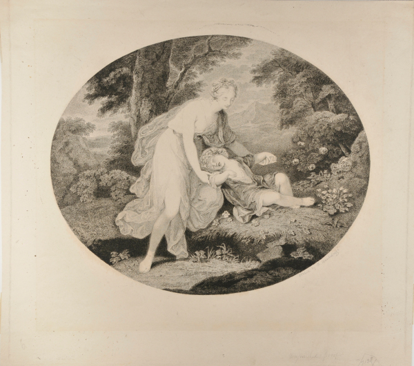 Venus Finding Adonis Asleep