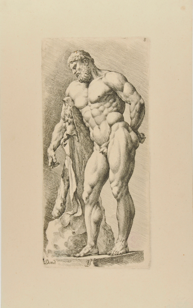 HERCULES LEANING ON HIS CLUB