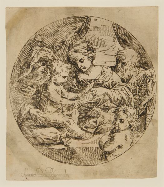 The Holy Family, with St. Elizabeth and St. John