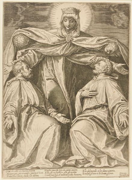 The Virgin Protecting Two Brethern