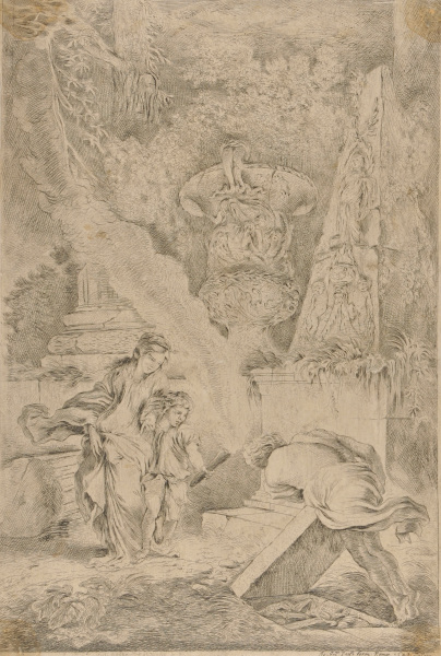 The Tomb Filled with Armor (Grace seeking the arms of Achilles?)