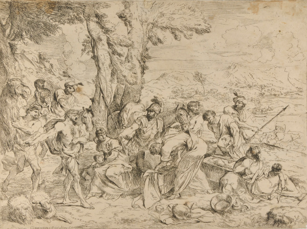 Laban Searching for His Idols in Jacob's Baggage