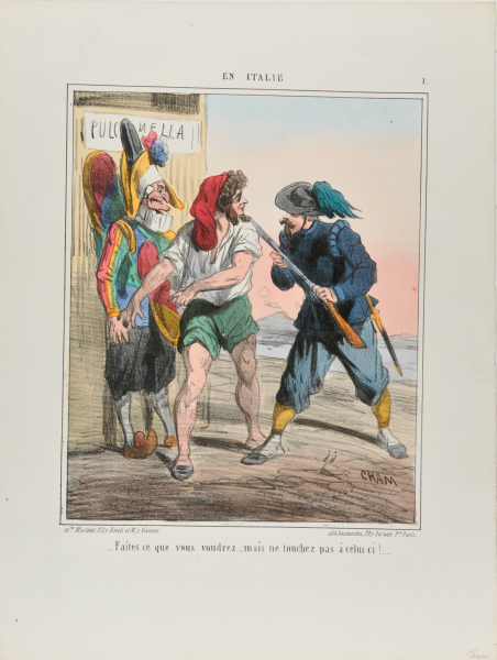 Faitas Ce Que Veus Voudrez . . . Mais ne Touchez Pas a Celui-Cil . . . (No. 1 “En Italie”)