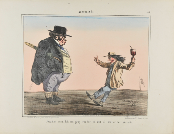 JONATHAN AYANT FAIT SON GROG TROP FORT, SE MET À INSULTER LES PASSANTS (NO. 405 "ACTUALITÈS")