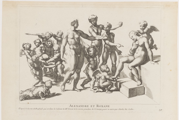 Alexandre Et Roxane (With Nude Figures)