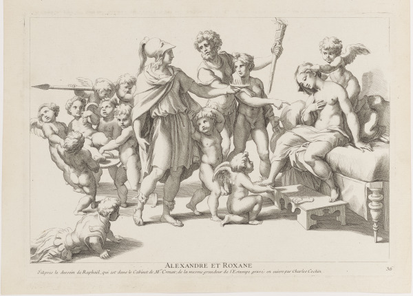 Alexandre Et Roxane (With Figures Clothed)