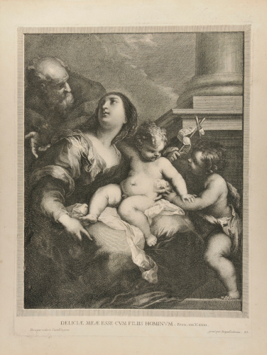 THE HOLY FAMILY WITH SAINT JOHN