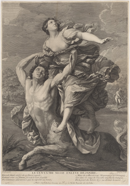 THE CENTAUR NESSUS ABDUCTING DEJANIRA