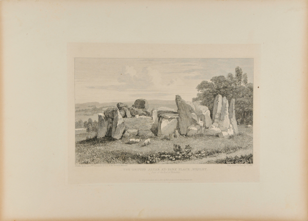 THE DRUID'S ALTAR AT PARK PLACE, HENLEY, SEAT OF THE EARL OF MALMSBURY