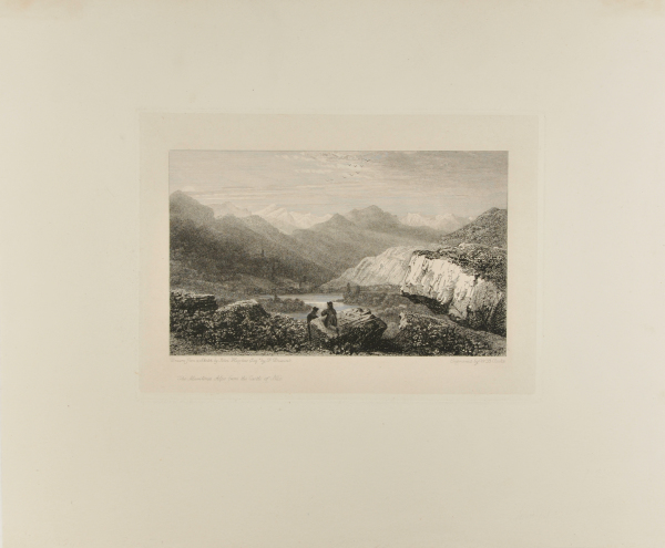 The Maritime Alps from the Castle of Nice