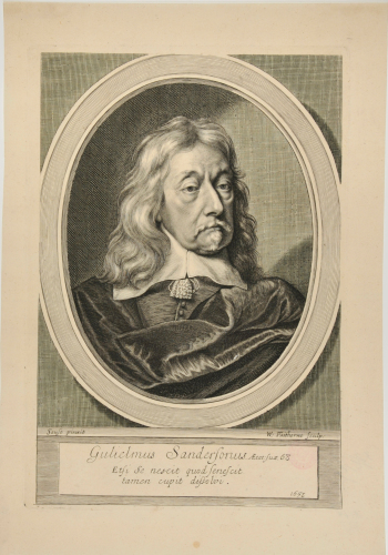 Guilielmus Sandersonius Aetat: Suae