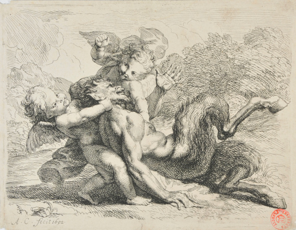 Pan Vanquished by Cupids