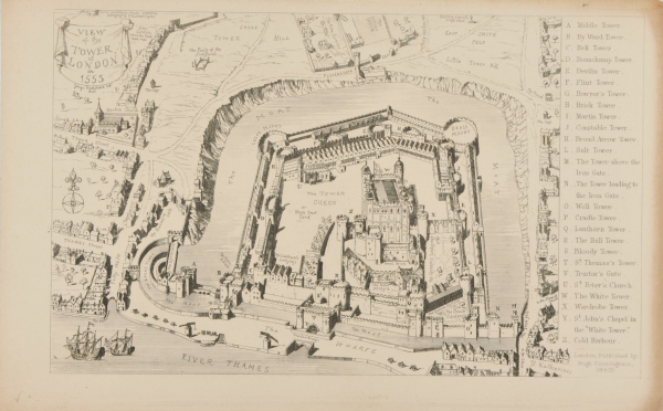 A View of the Tower of London in 1553