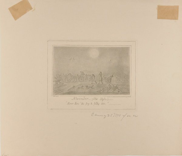 November (Old Style)/Hover Thre' the Fog & Filthy Air