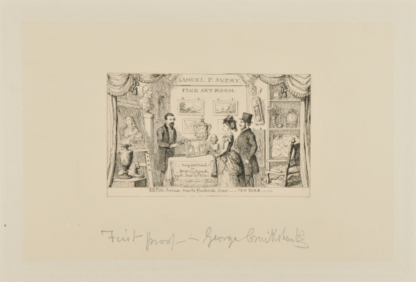 Business Card of Samuel P. Avery