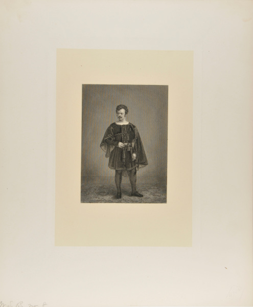 Edwin Forrest as Hamlet