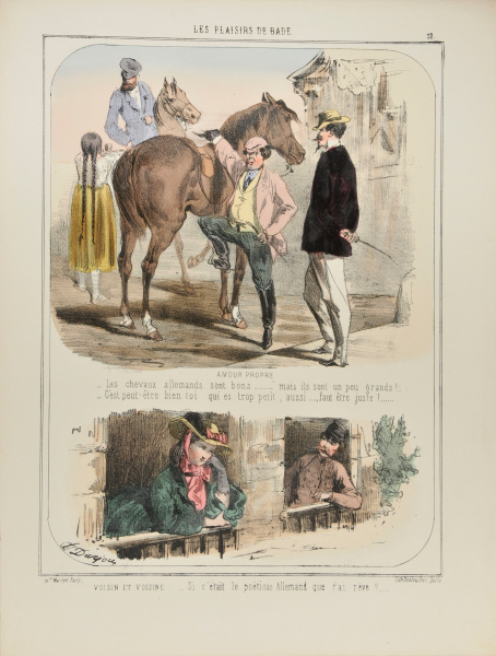 Amour Propre., Voisin et Voisine (No. 12 "Les Plaisirs de Bade")