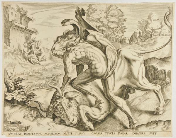 The Labors of Hercules (No. 6 Hercules Capturing the Cretan Bull)