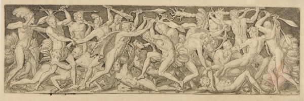 COMBAT OF NUDE MEN