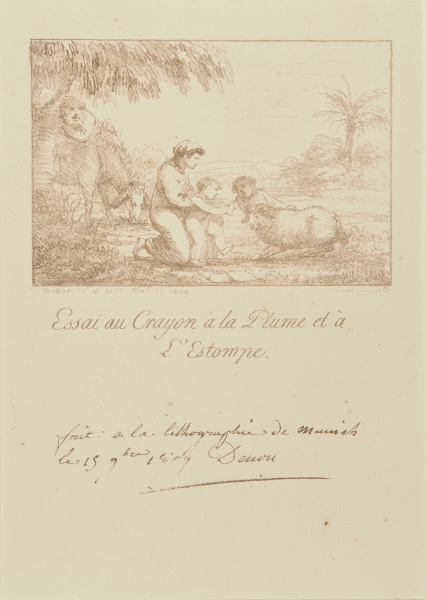 Essai au Grayon a la Plume et a L'Estompe