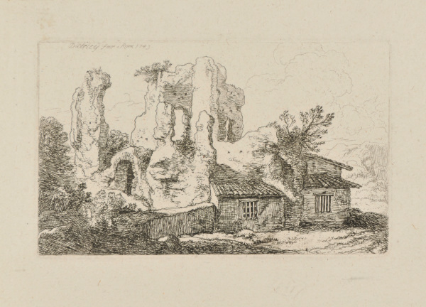 COTTAGE BUILT IN AN ANCIENT RUIN