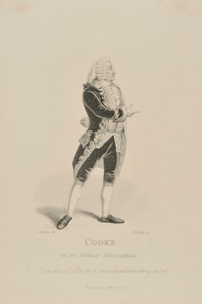 Cooke, as Sir Pertinax Macsycophant