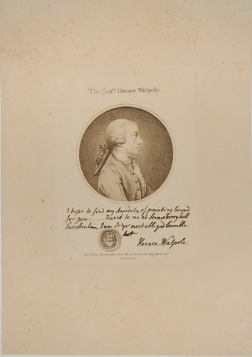 The Honble. Horace Walpole