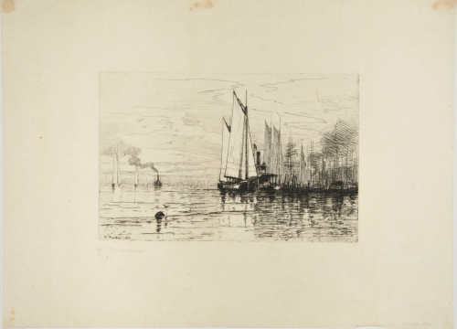 New York Harbor Scene