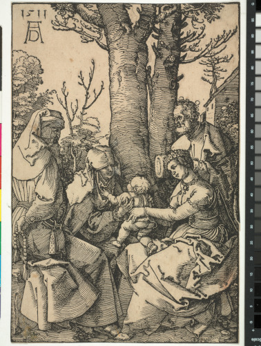 THE HOLY FAMILY WITH JOACHIM AND SAINT ANNE