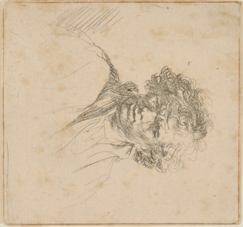 CURLY-HEADED MAN WITH A WRY MOUTH