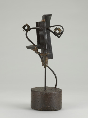 HEAD WITH COGS FOR EYES