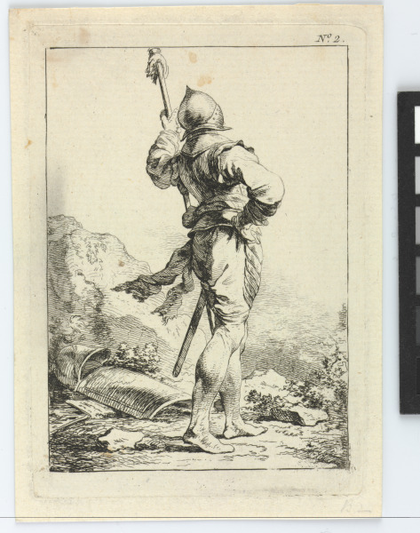 PLATE 2 FROM THE SERIES "FIRST SUITE OF SOLDIERS"