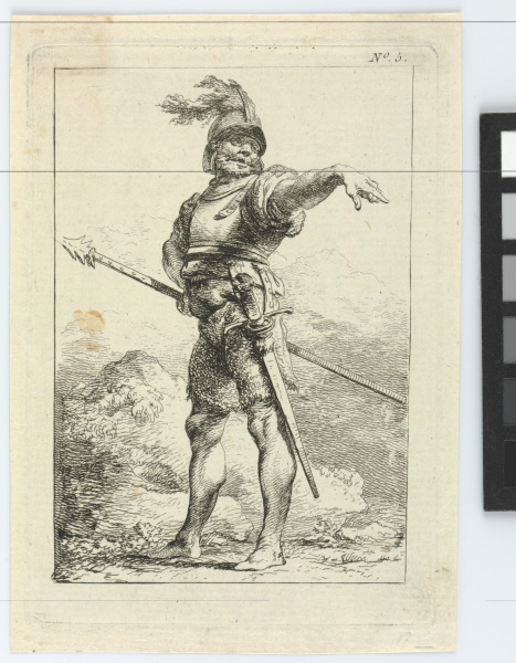 PLATE 5 FROM THE SERIES "FIRST SUITE OF SOLDIERS"