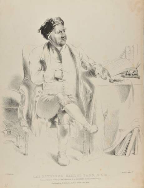 The Reverend Samuel Parr, L.L.D.