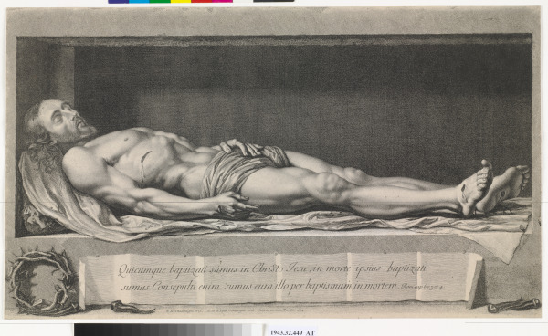 DEAD CHRIST LYING IN THE SEPULCHER