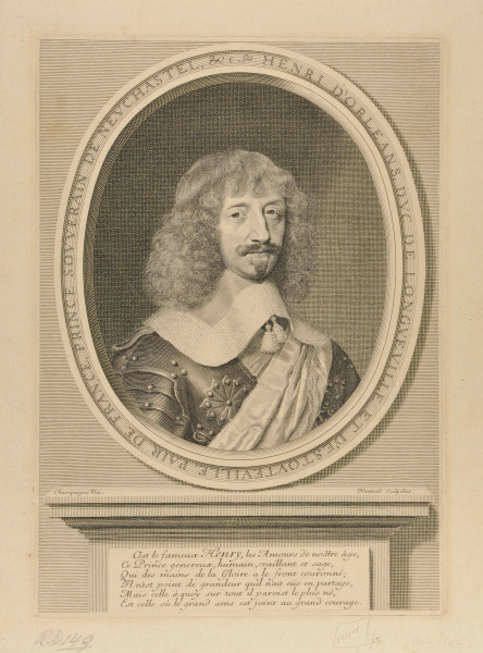 HENRI II D'ORLEANS, DUC DE LONGUEVILLE, GOVERNOR OF NORMANDY