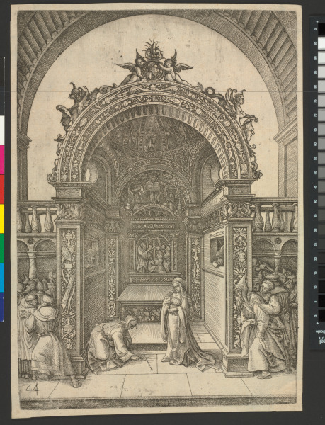 ALTAR TABERNACLE WITH THE ADULTEROUS WOMAN