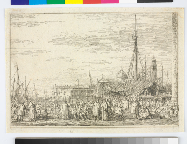 MARKET ON THE PIAZZETTA AT VENICE