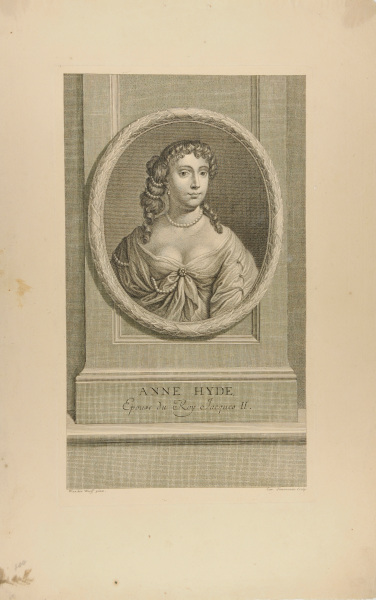 Anne Hyde/ Epouse, du Roy Jacques II
