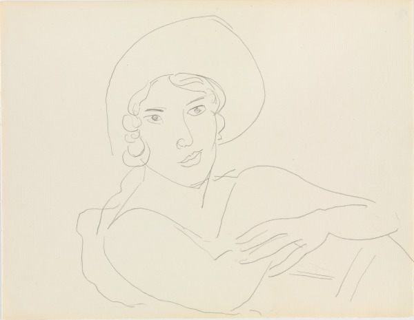 STUDY FOR "THE YELLOW DRESS"