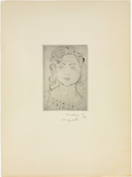 LITTLE GIRL, FLOWERED BLOUSE