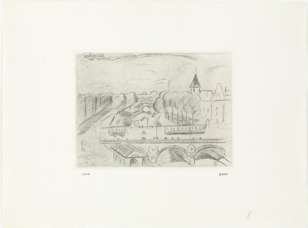 VIEW OF PARIS - THE SAINT-MICHEL BRIDGE