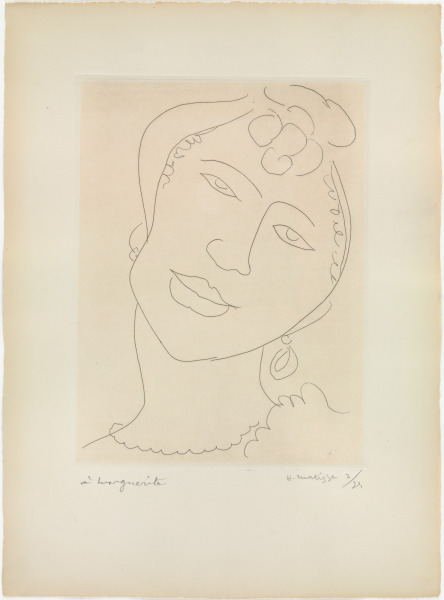 MARTINIQUAISE, STUDY FOR "FLEURS DU MAL"